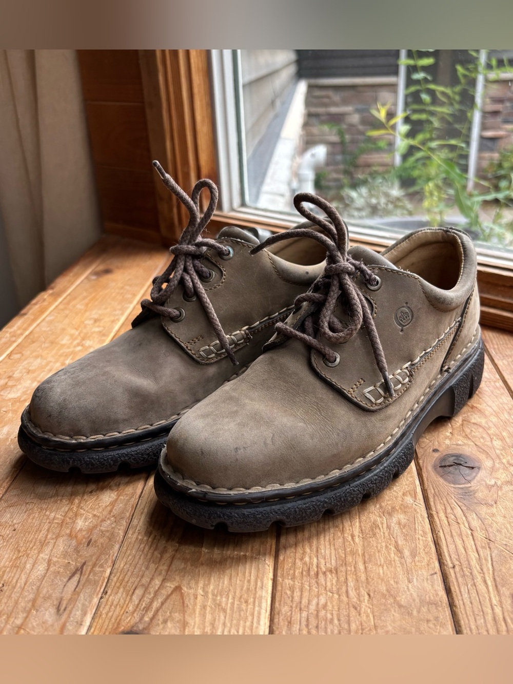 Born Leather Lace Up Loafers